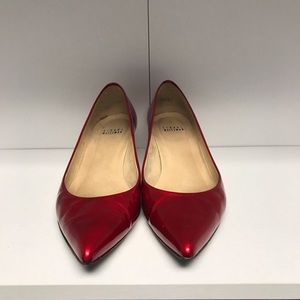 Stuart Weitzman Red kitten pumps, size 9.5